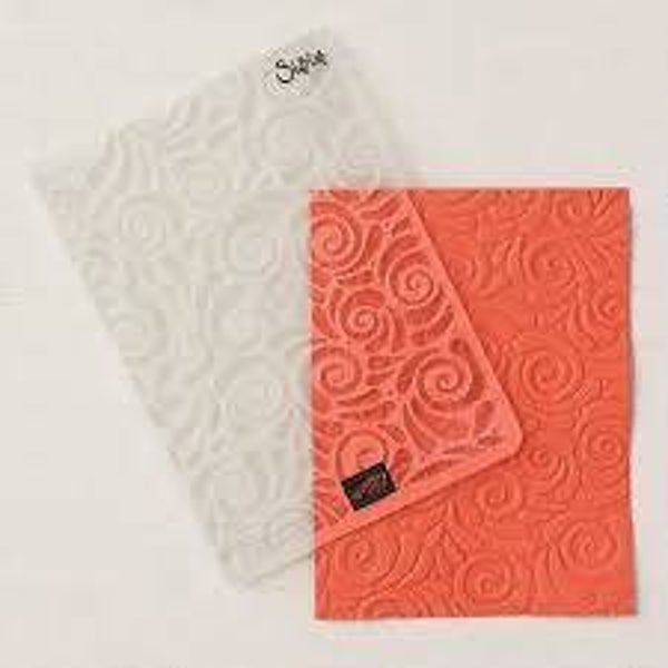 Swirls & Curls Embossing Folder