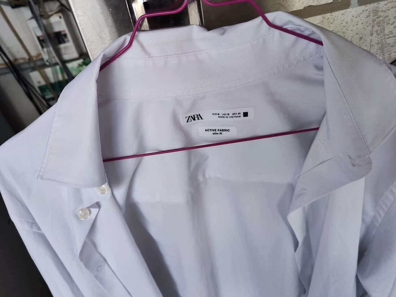 Chemise après nettoyage