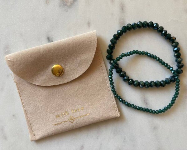 Gift set facet armbandjes