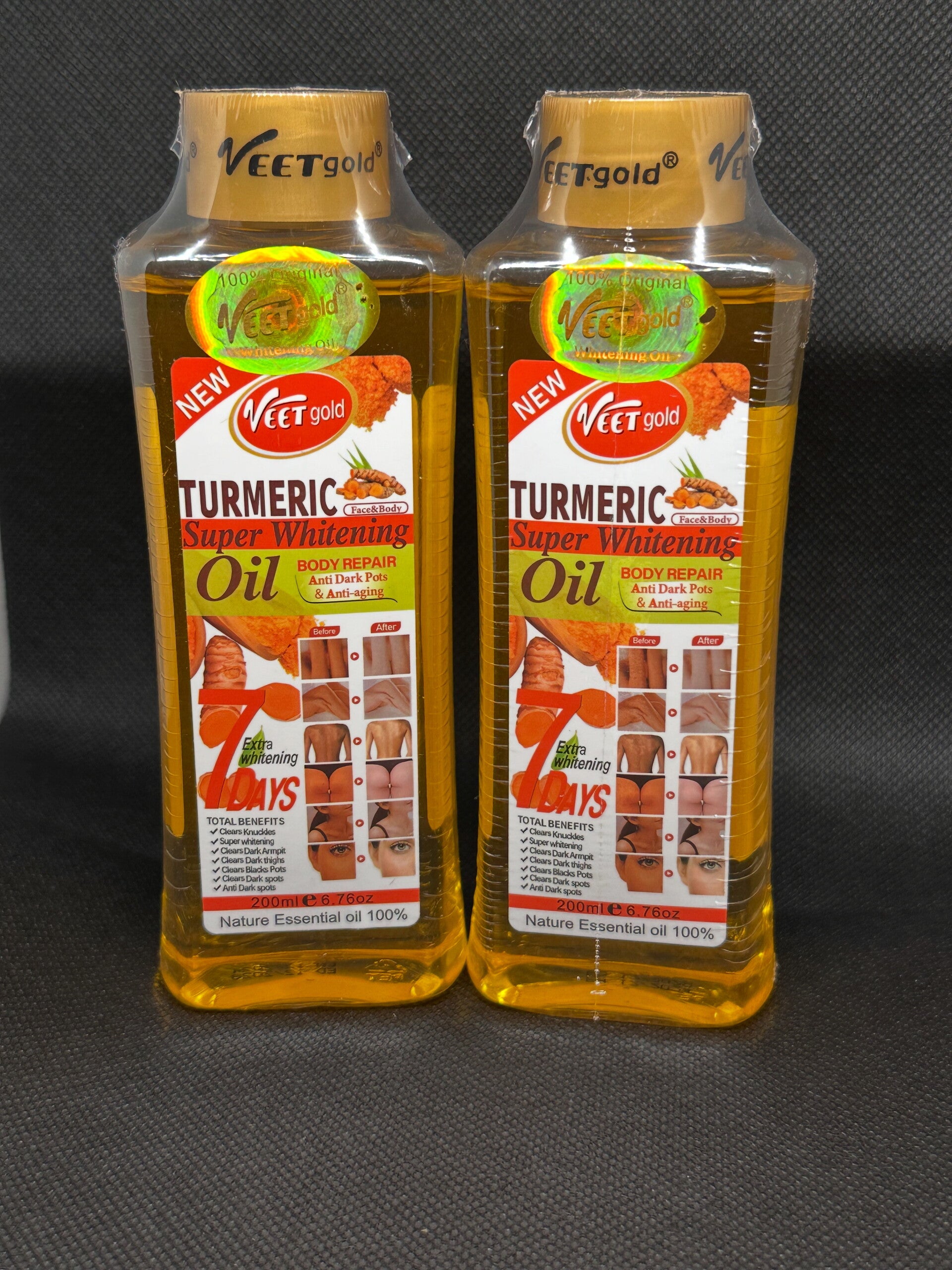 Veet gold tumeric body oil 200ml