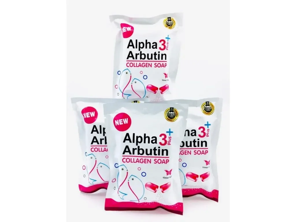 Alpha arbutin 3+ collagen soap 80g