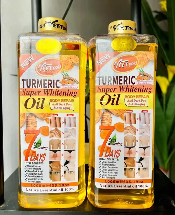 Veet gold tumeric whitening oil 1000ml