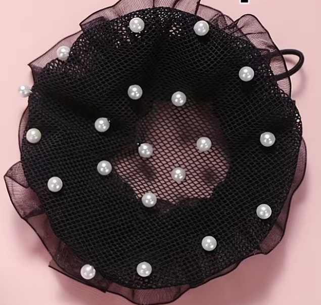 Knotnetje met parels