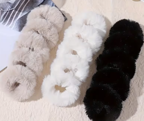 Fluffy elastiek voor knot