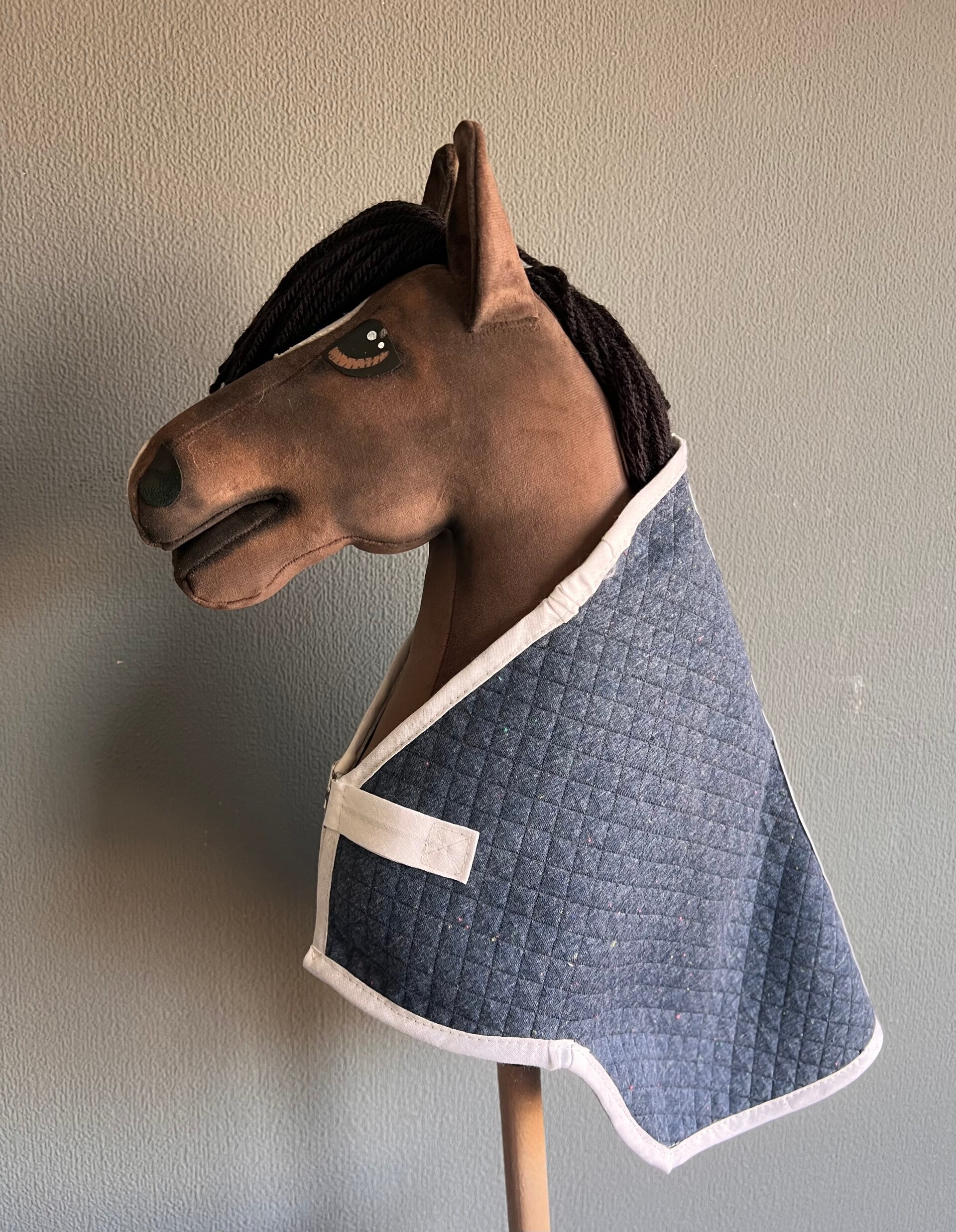 Hobbyhorse deken “blauw /wit”