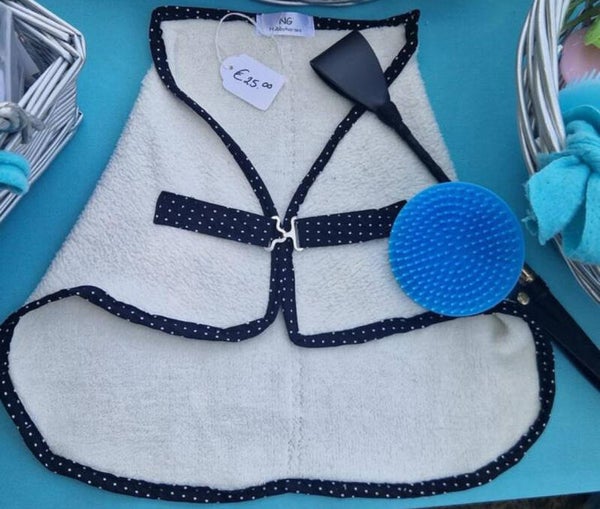 Hobbyhorse deken “crème/zwart”