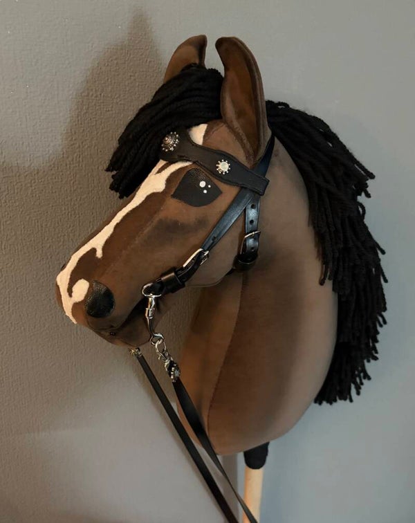 Western hoofdstel “studs” (geschikt voor maat L)