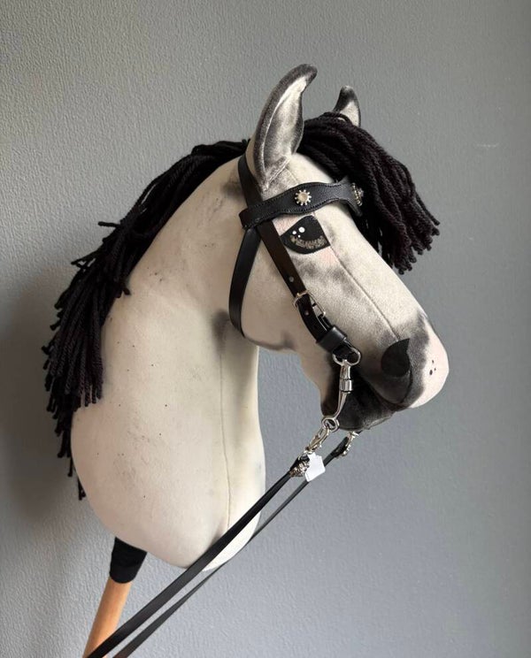 Western hoofdstel “studs” (geschikt voor maat L)