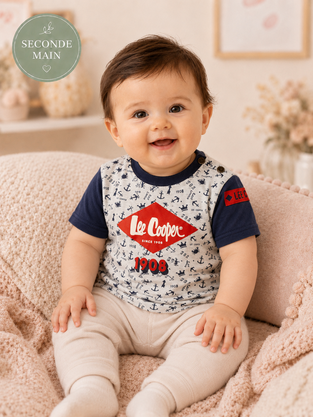 T-shirt bébé garçon Lee Cooper Taille - 6 mois