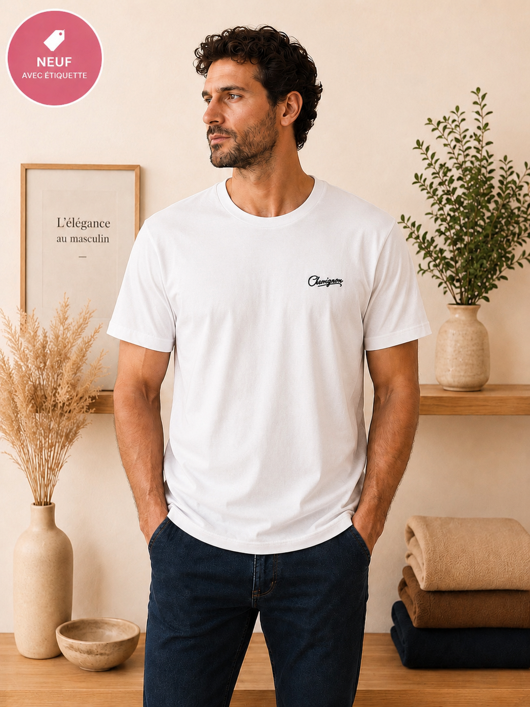 T-shirt Chevignon blanc Taille - L