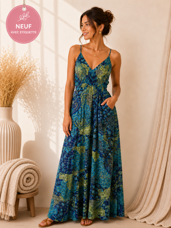 Robe longue fluide Raj Emporium Taille unique