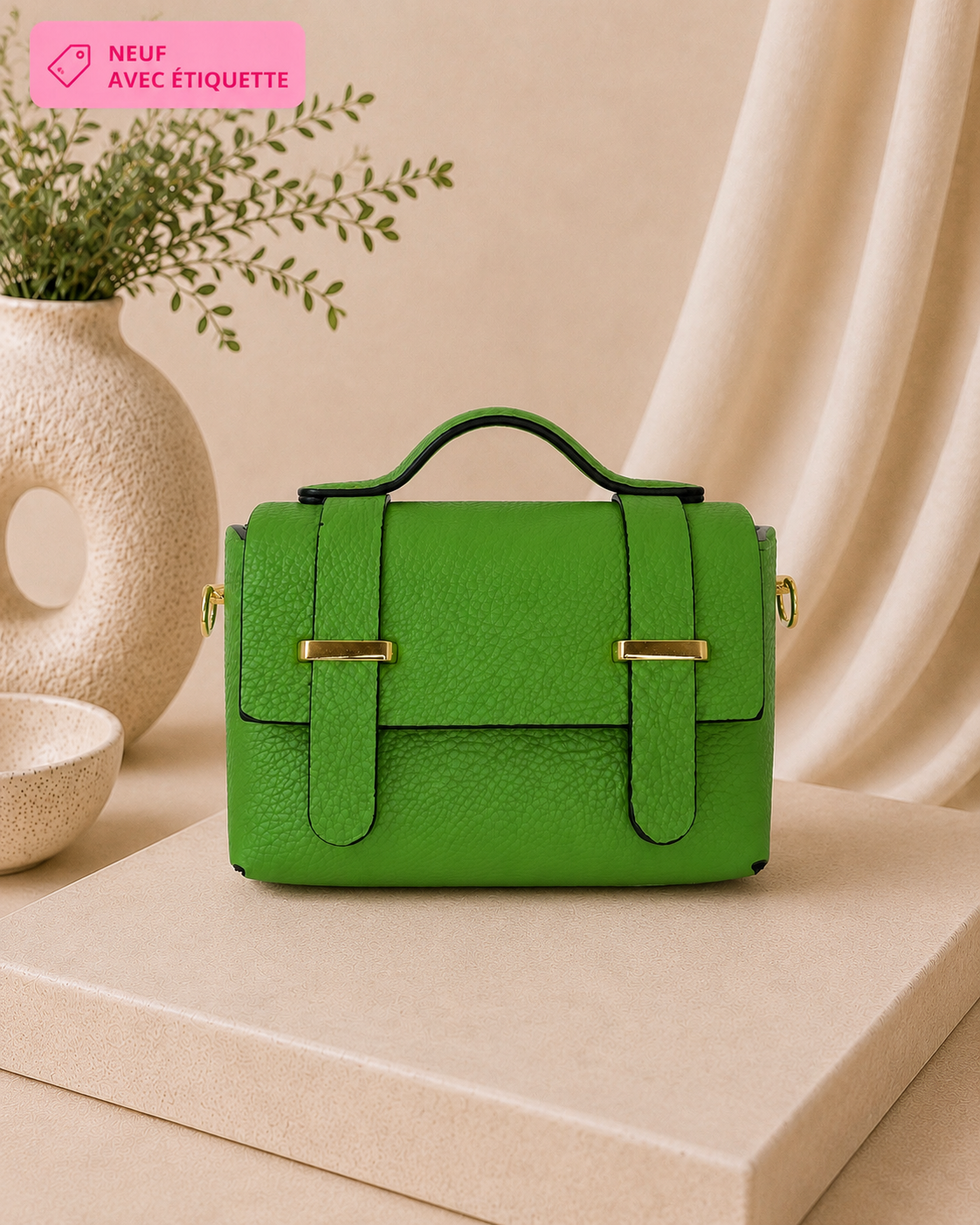 Sac à main COO & COO Fashion Vert Pomme
