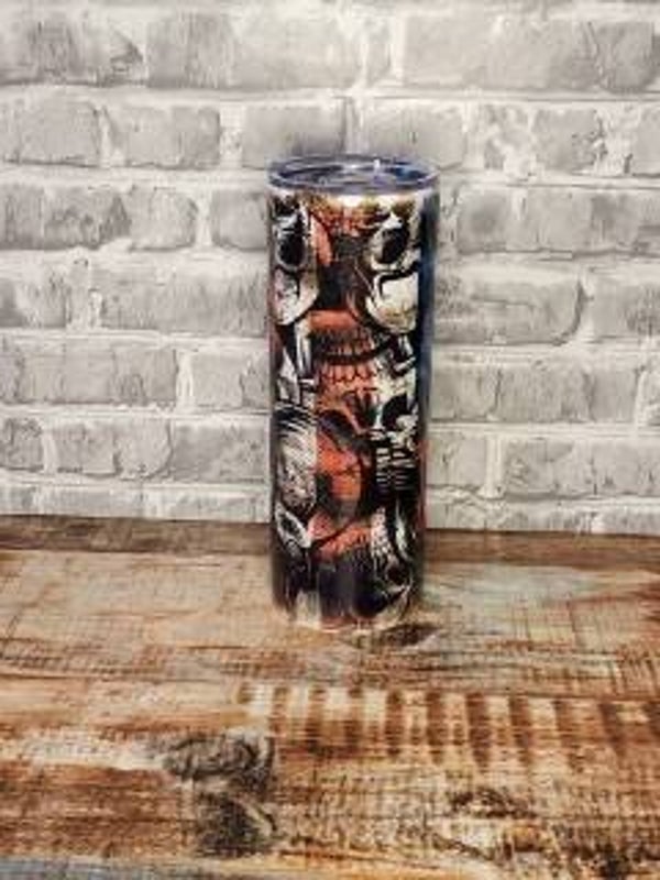 American Flag - Skulls