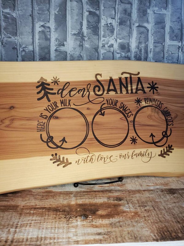 Cutting Board - Dear Santa