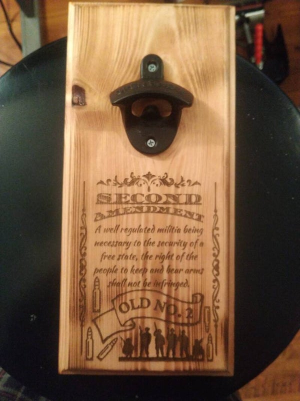 2nd Amendment Bottle Opener