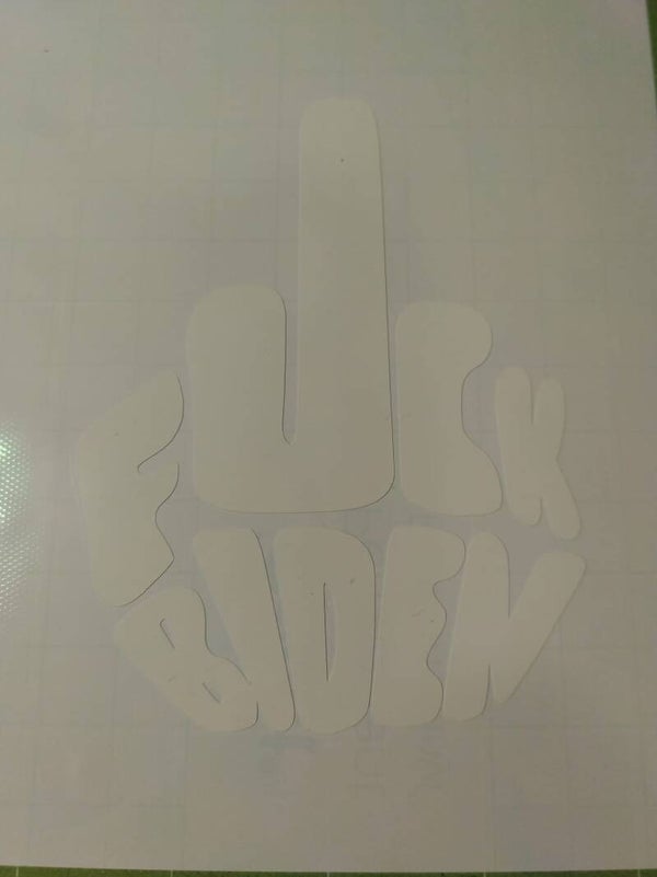 Fuck Biden Middle Finger