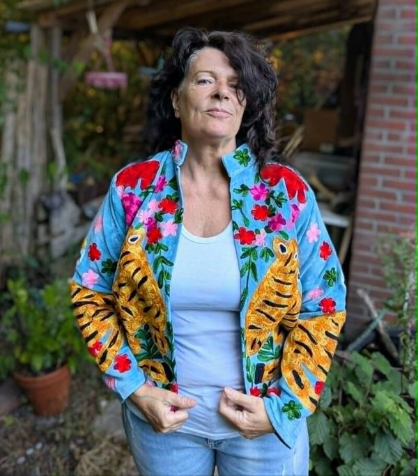 Suzani tijger! Gevaarlijk mooi jasje! S/M