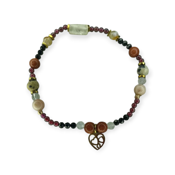 Bransoletka z kamieni naturalnych