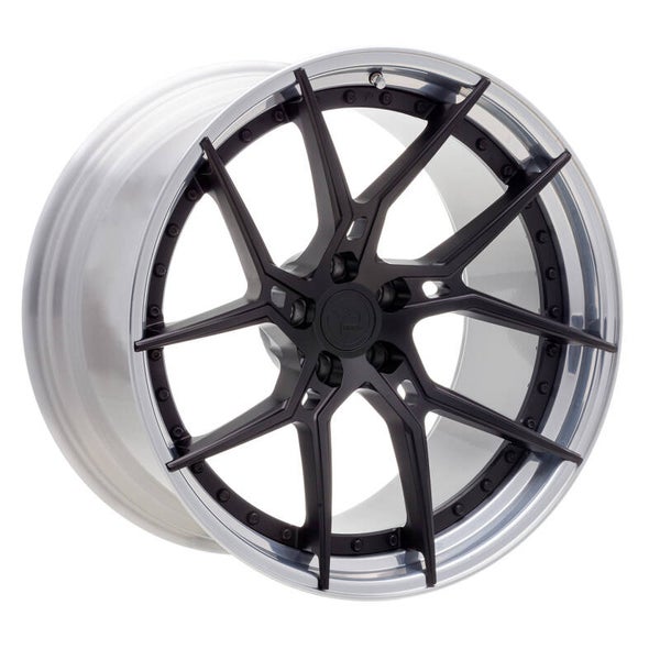 Yido Performance | YP 6.2 | FORGED CUSTOM | Matt Black/ Polished Lip Exposed Hardware