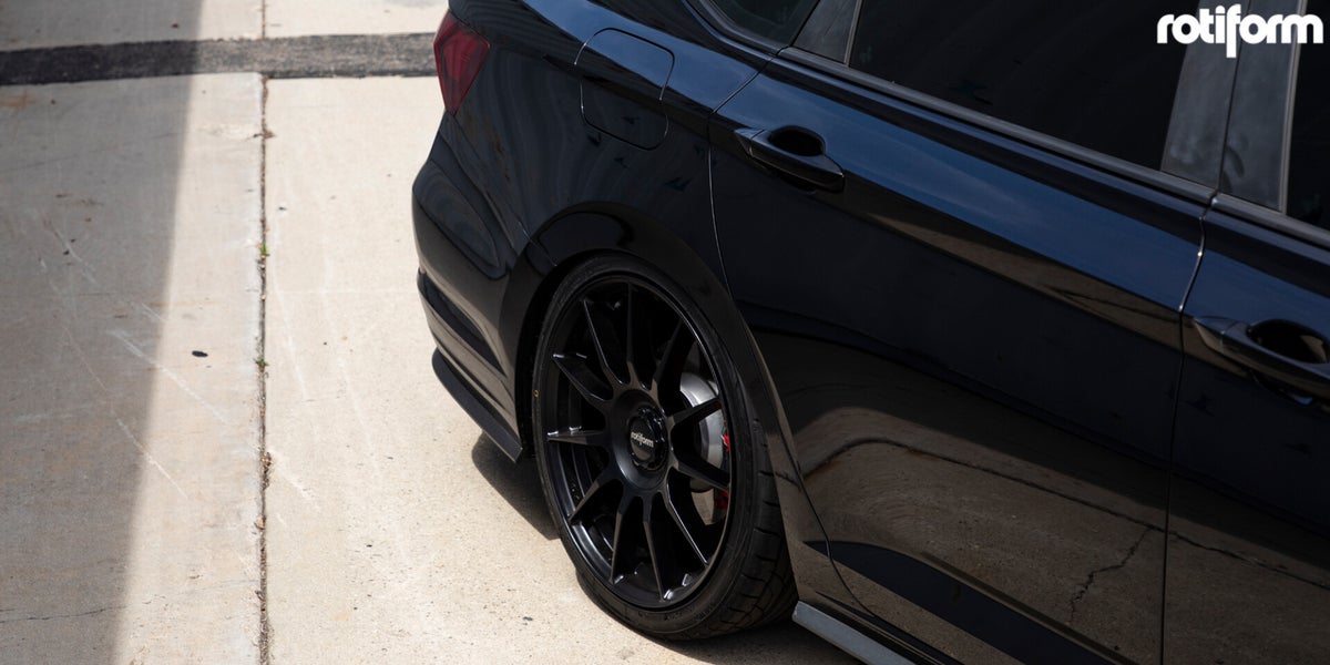 Rotiform DTM | Mat zwart | Smooth wheels