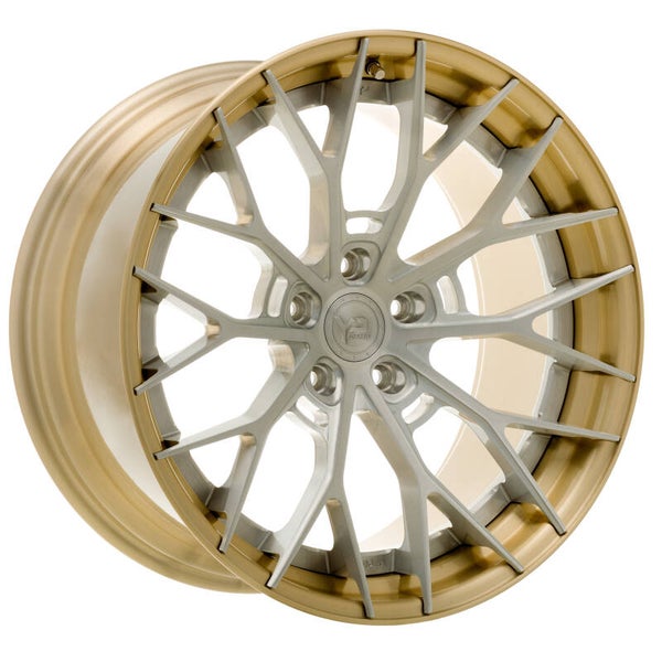 Yido Performance | YP 8.2 | FORGED CUSTOM | Brushed/ Brushed Gold Lip