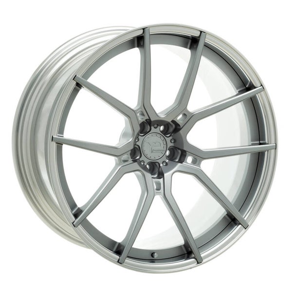 Yido Performance | YP LT 104.2 | FORGED CUSTOM | Matte Gunmetal/ Polished Lip