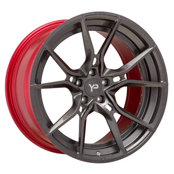Yido Performance | YP TE 1.2 | FORGED CUSTOM | Gunmetal/ Gloss Red Barrel