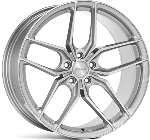 Set 20 inch | Veemann VC03 | 9j ET35 | 10j ET45 | 5×120 | Quartz zilver machined