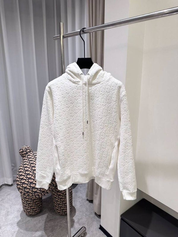 Dior Oblique Hoodie white