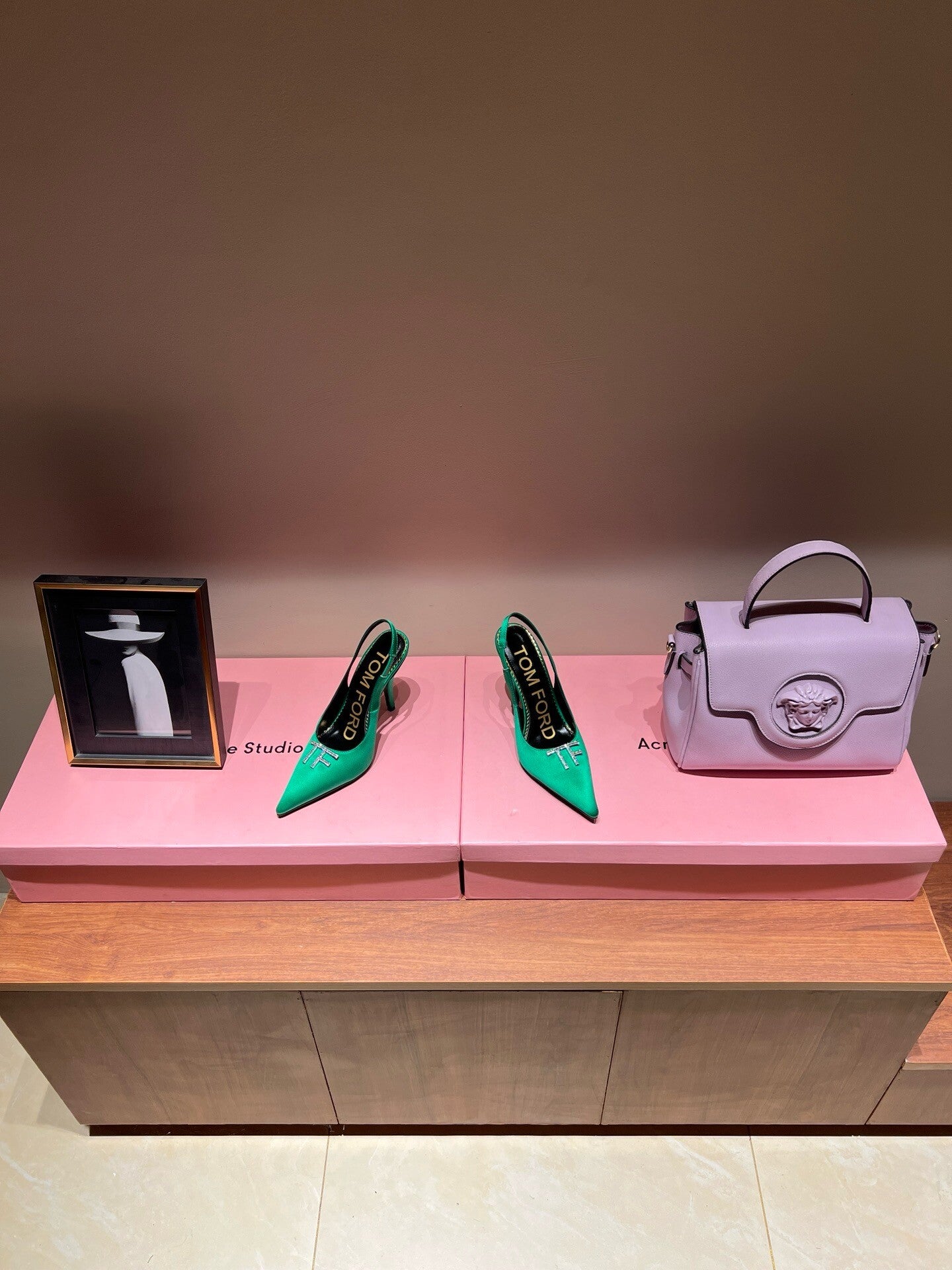 TF pointed fashion show high heels