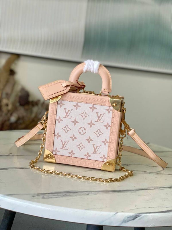 Mini Square Trunk Monogram Dune