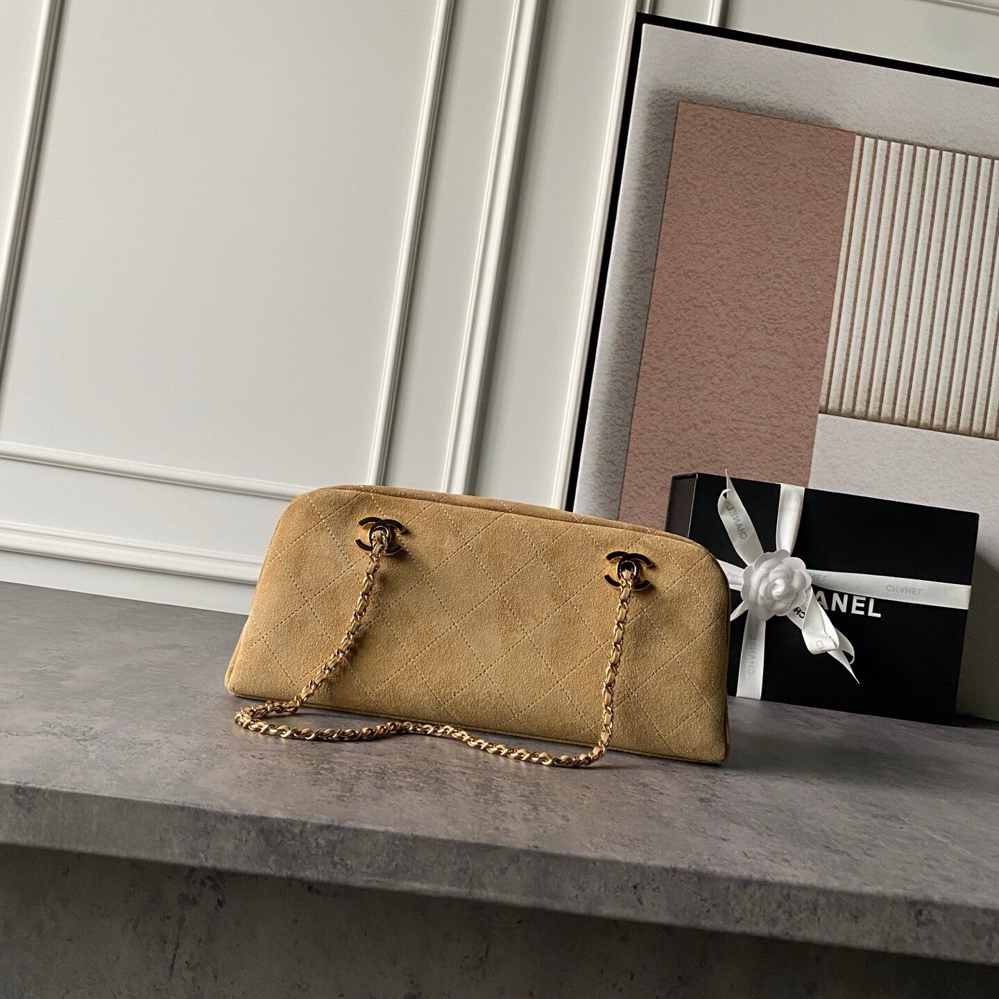 Chanel AS6406 suede bag