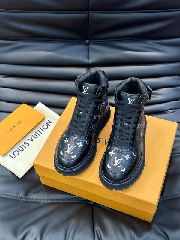 LV “24 High top monogram sneakers