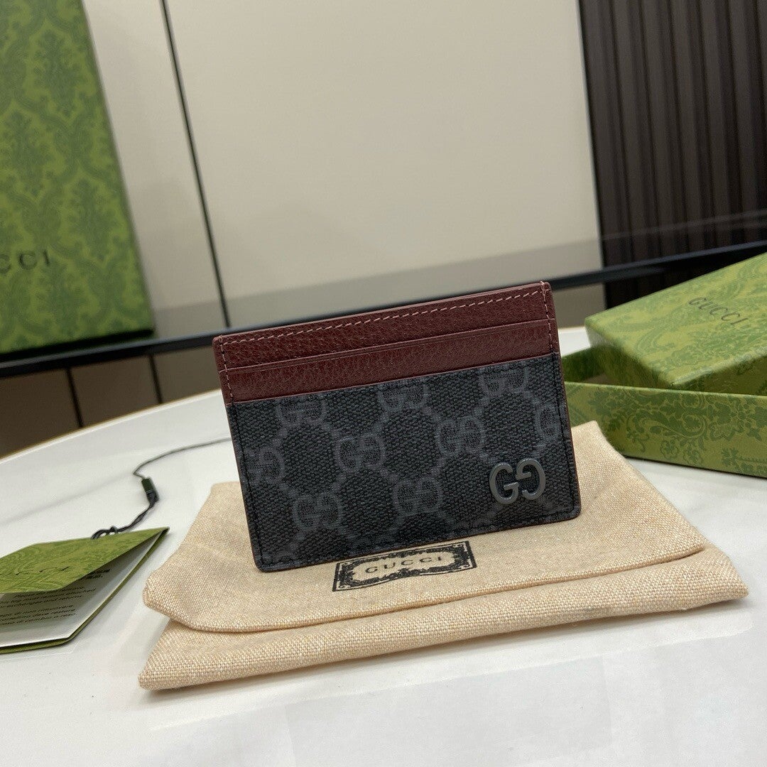 GG Gucci Leather Cardholder