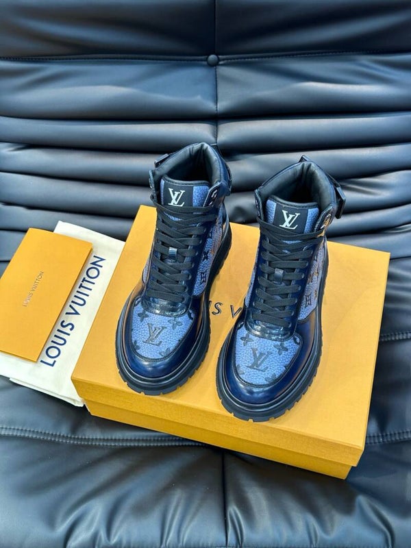 LV “24 High top monogram sneakers
