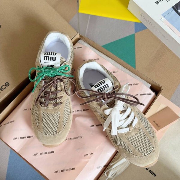 Co-branded sneakers New Balance x MiuMiu