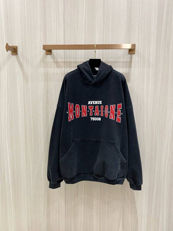 Balenciaga Montaigne Avenue unisex hoodie