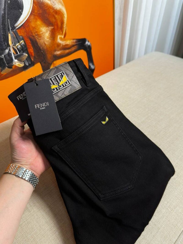 Fendi Black Jeans for Men
