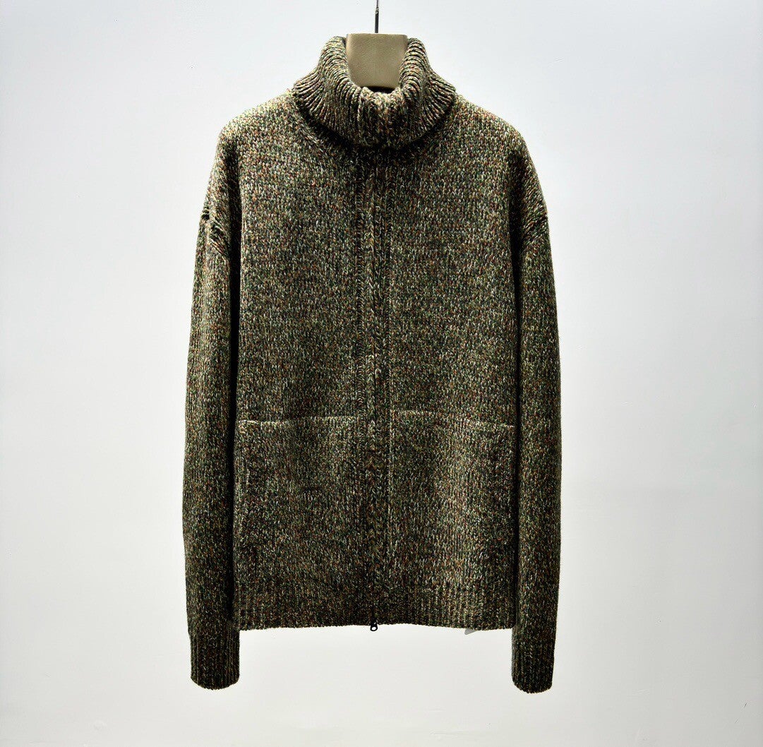 Loro Piana Zipper Vest Cardigan