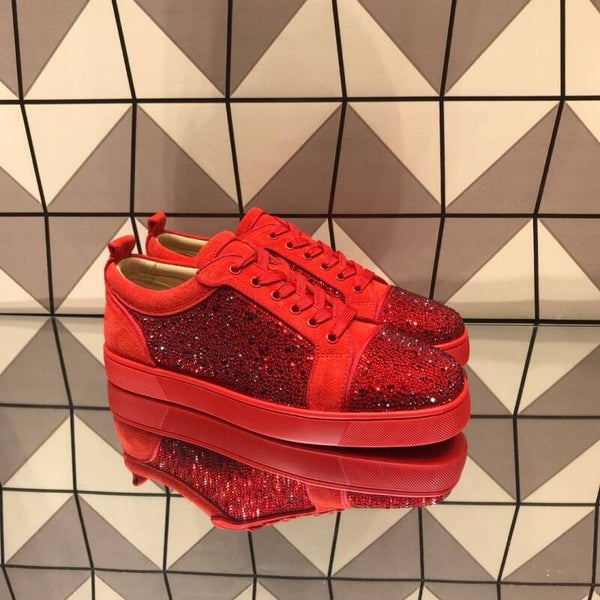 Christian Louboutin Low Top Sneakers Red Bottom