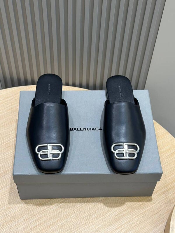 BALENCIAGA COSY BB SLIDES
