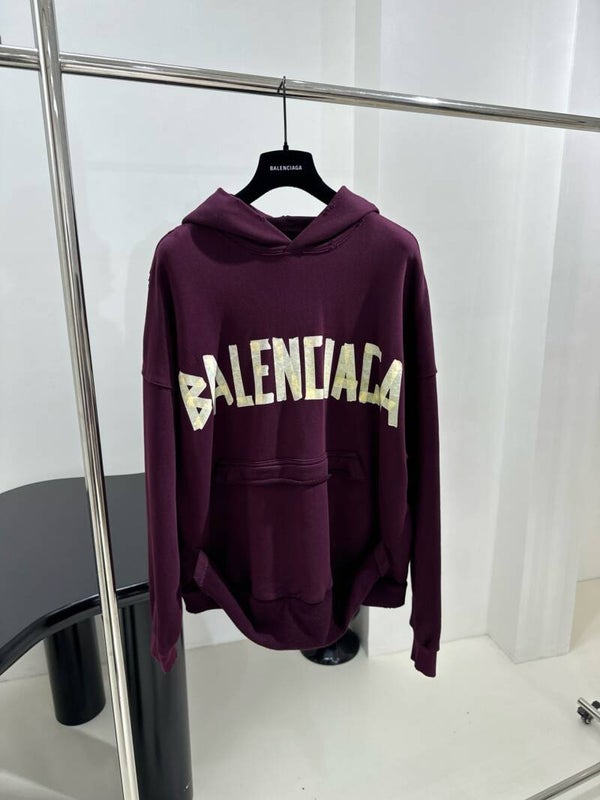 Balenciaga oversized tape hoodie