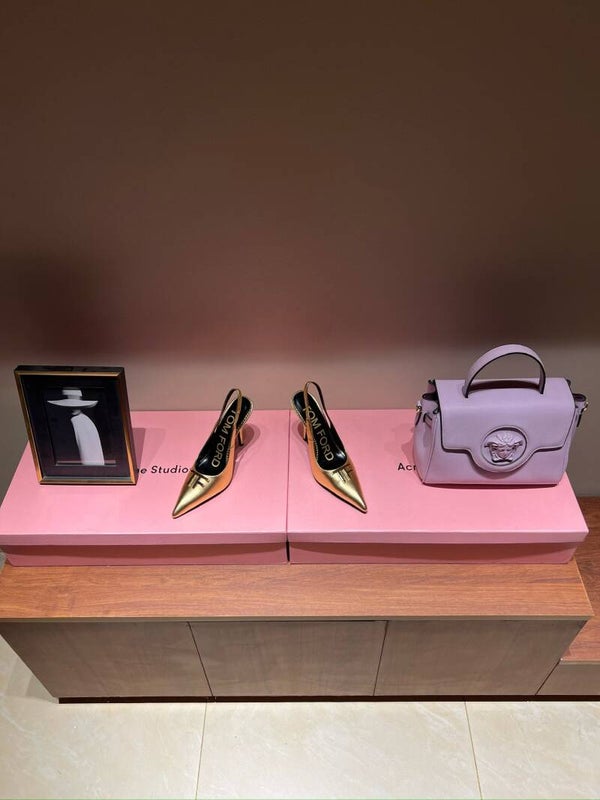 TF pointed fashion show high heels