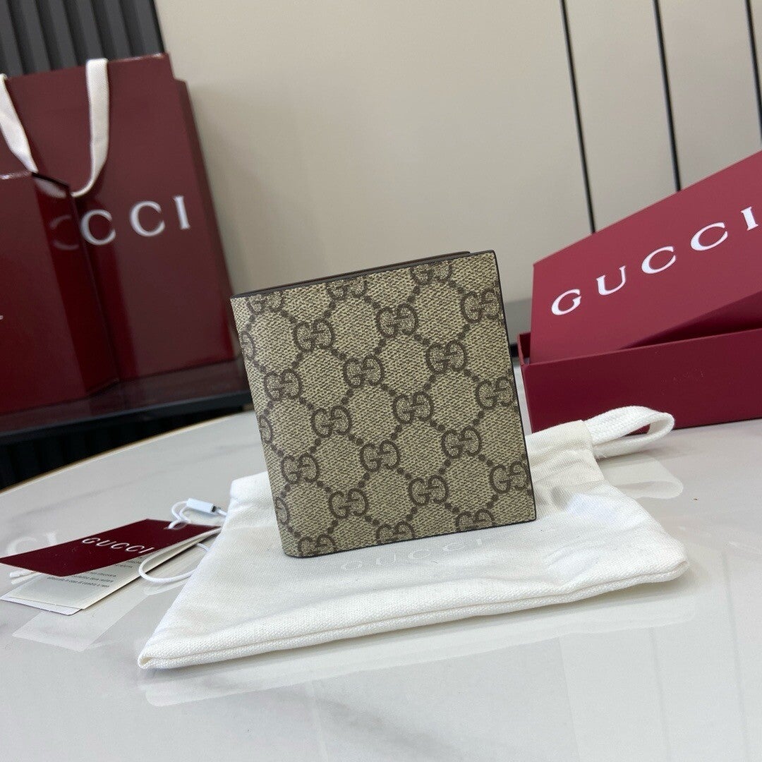 Gucci GG brown Leather Wallet