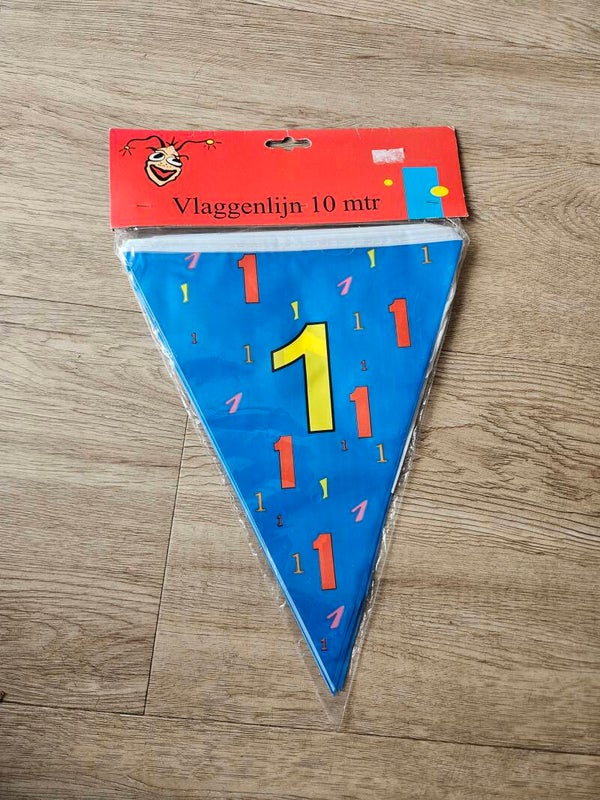 1 jaar vlaggenlijn 10m
