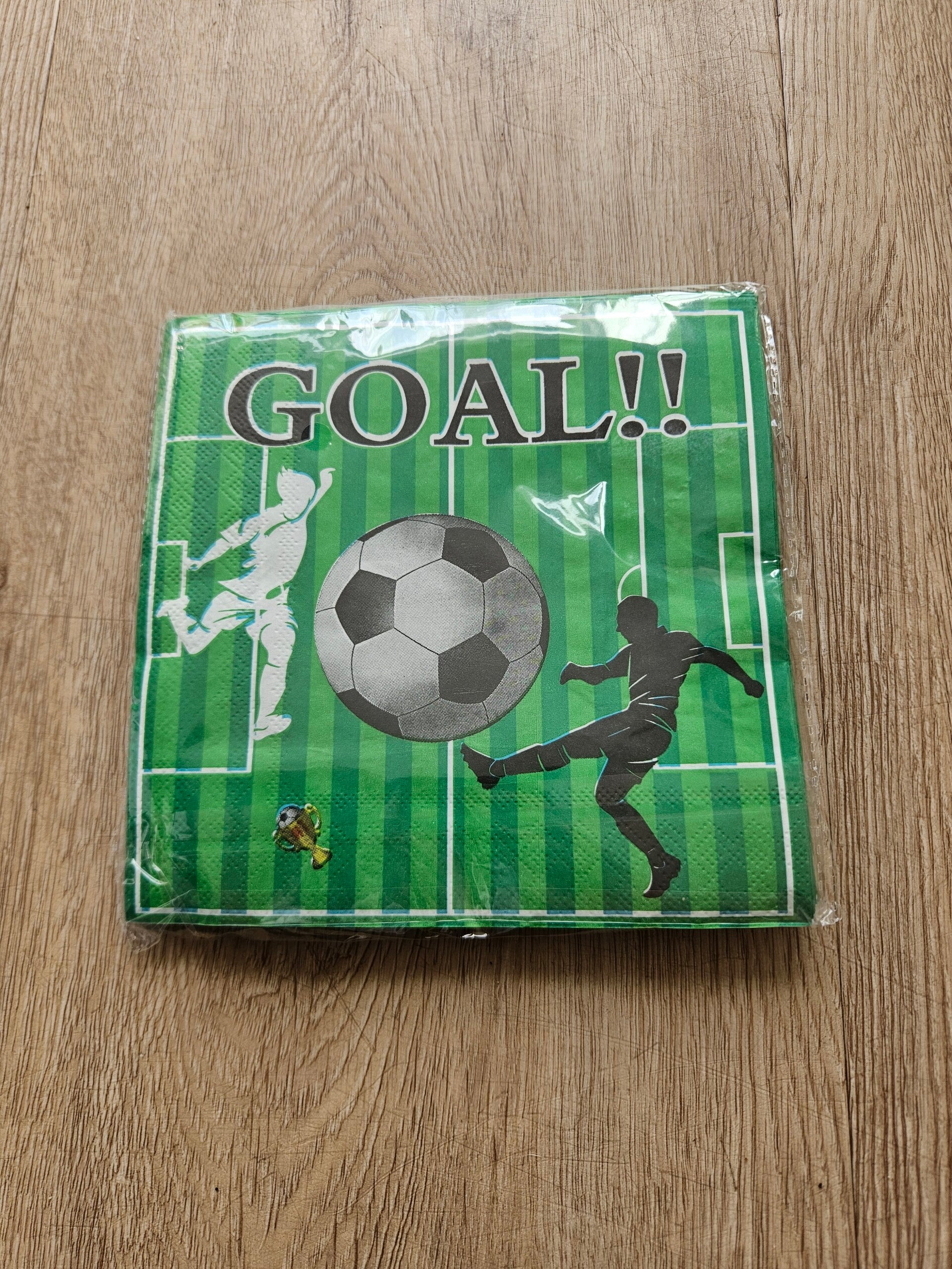 20 servetten Goal!!! Voetbal
