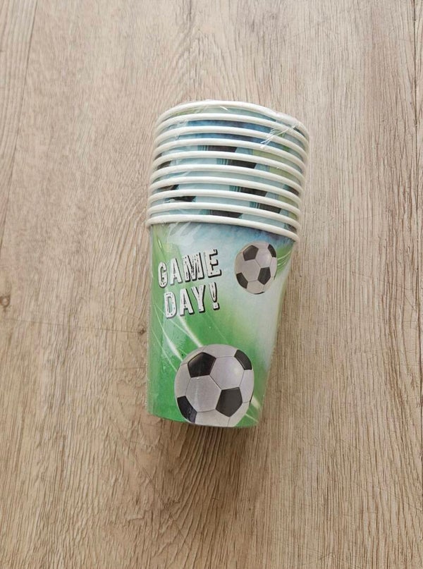 10 wegwerpbekers voetbal 3