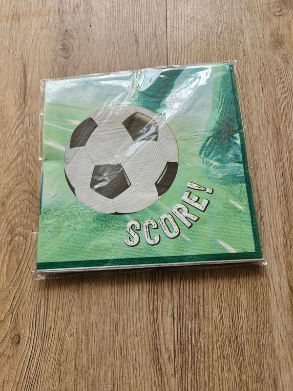 10 voetbal servetten