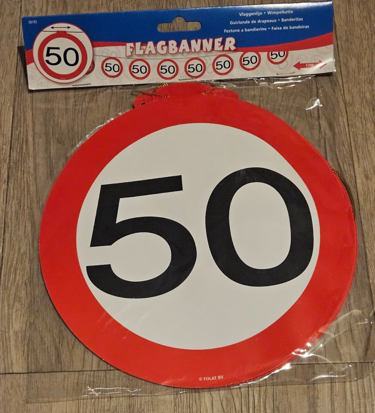 50 jaar vlaggenlijn 12m