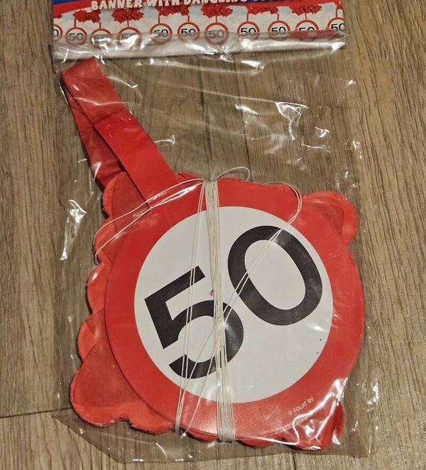 50 jaar slinger hangend